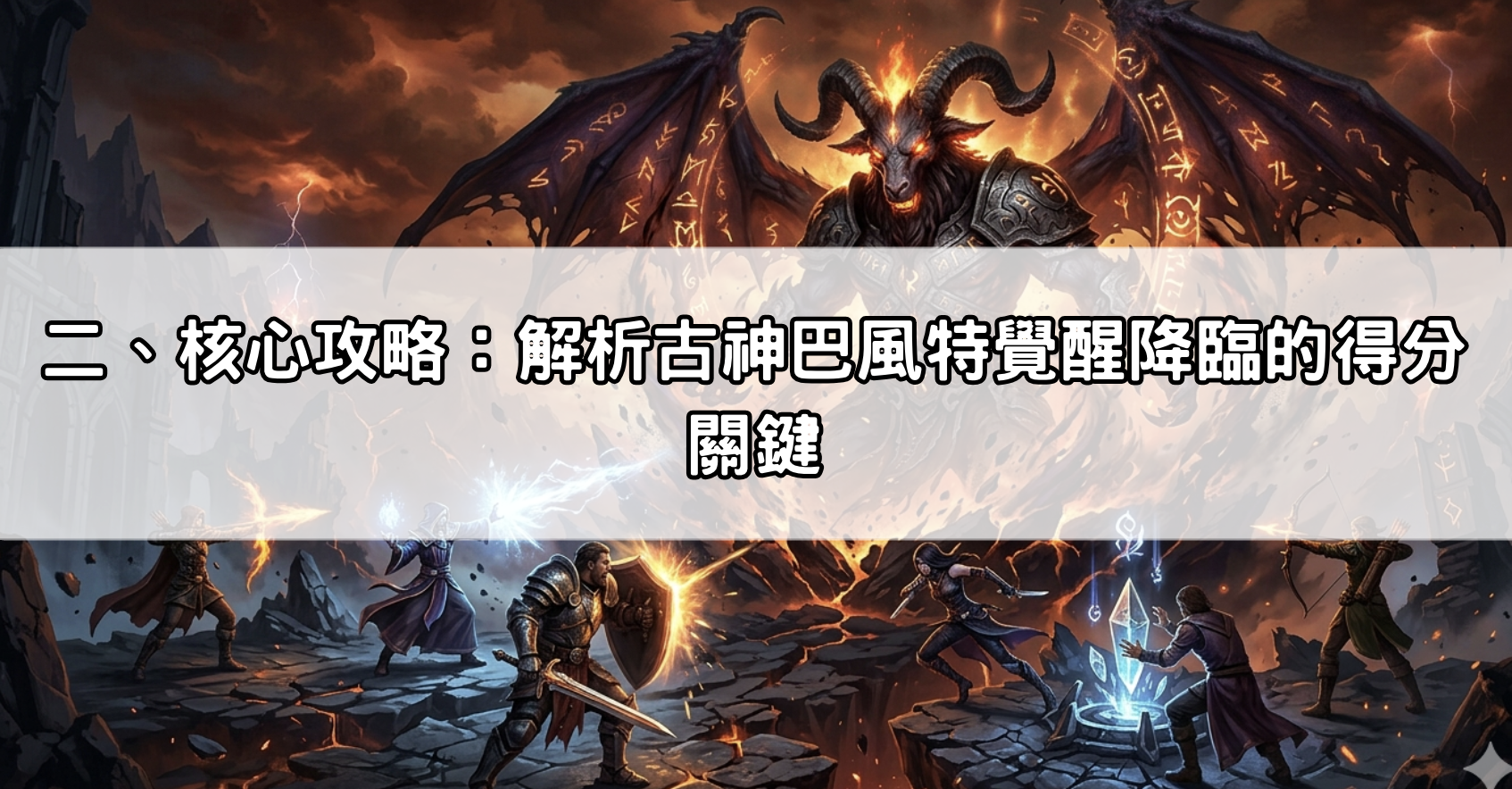 二、核心攻略：解析古神巴風特覺醒降臨的得分關鍵